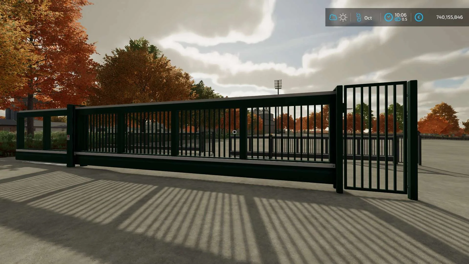 Placeable Electric Sliding Gate v1.1.1 FS22 FS22 Mod Free Download