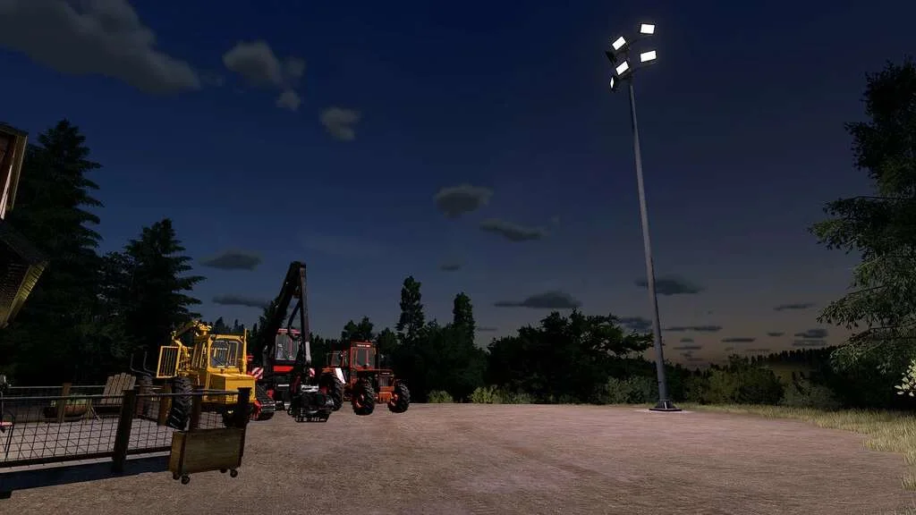 Placeable Floodlight Poles v1.0 FS22