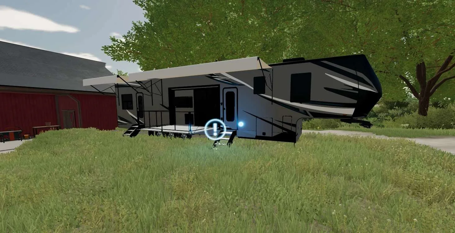 Placeable Jayco Seismic camper farmhouse v1.0 FS22 FS22 Mod Free Download