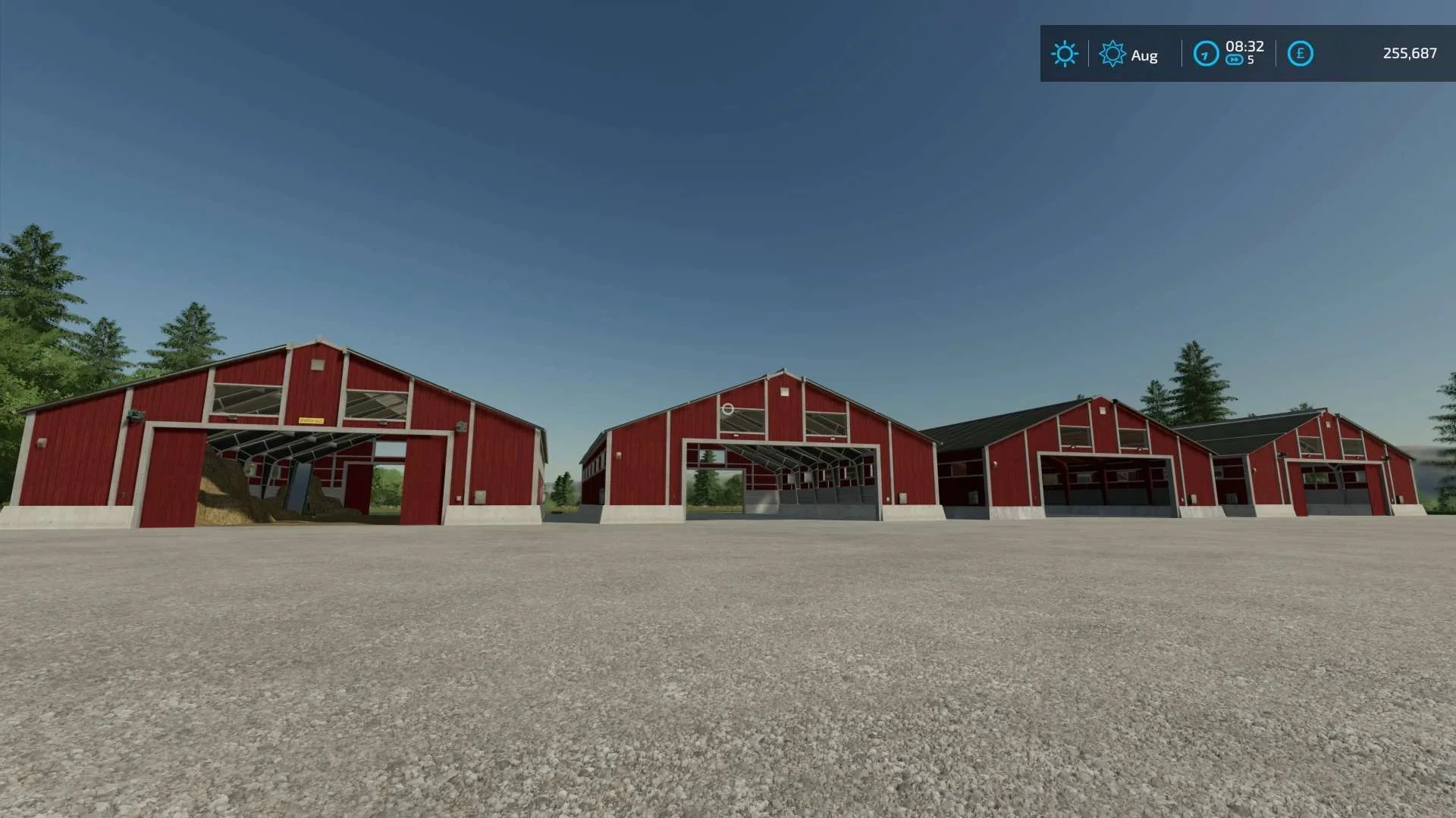 Placeable Large Sheds v1.0 FS22 FS22 Mod Free Download