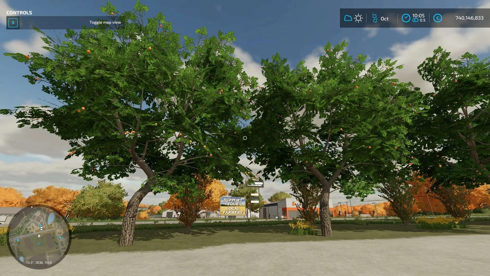 Placeable Orange Tree v1.0 FS22 FS22 Mod Free Download