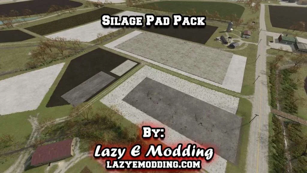 Placeable Silage Pad Pack v1.1 FS22 FS22 Mod Free Download