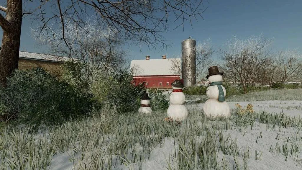 Placeable Snowmen v1.0 FS22 FS22 Mod Free Download