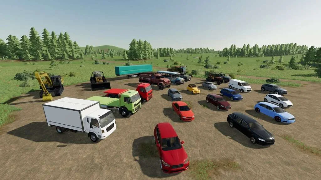 Placeable Vehicle Pack v1.0 FS22 FS22 Mod Free Download