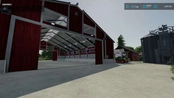 Placeable Vehicle Shed Large by Stevie v1.0 FS22 FS22 Mod Free Download