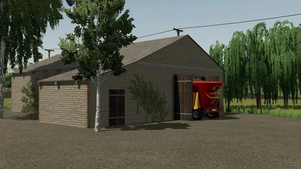 Polish Barn With Ivy v1.0.0.1 FS22 FS22 Mod Free Download