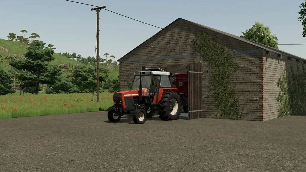 Polish Barn With Ivy v1.0 FS22 FS22 Mod Free Download