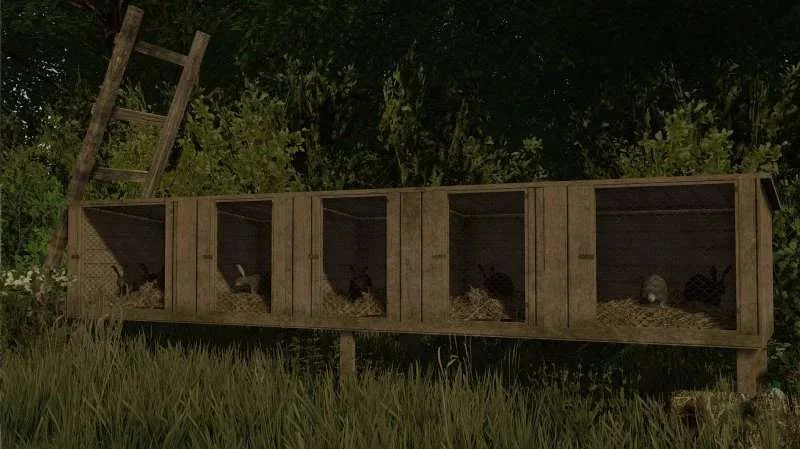 Polish Rabbit Cages v1.0 FS22