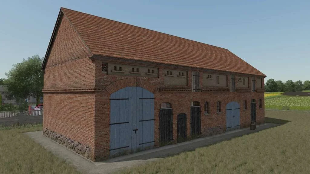 Post-German Cowshed v1.0 FS22