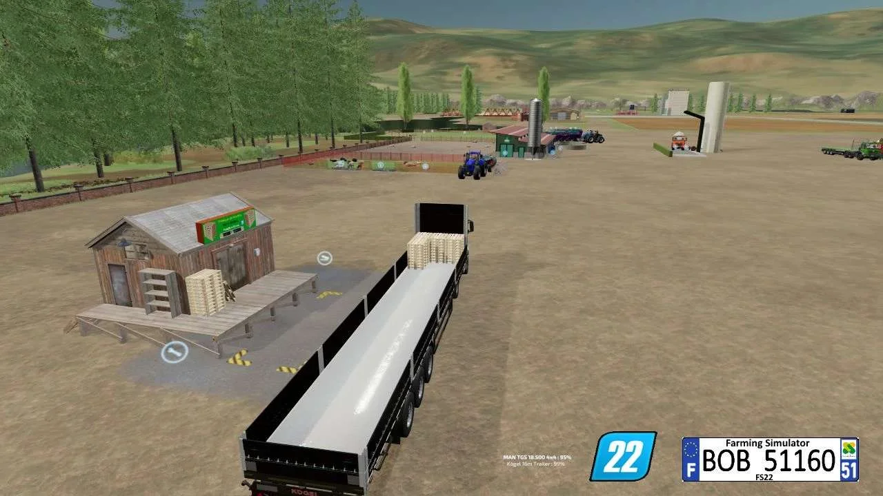 Production of empty pallets v1.0 FS22