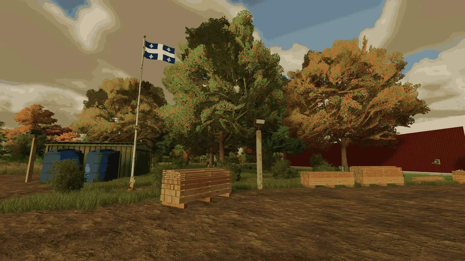 Quebec Flag v1.0 FS22