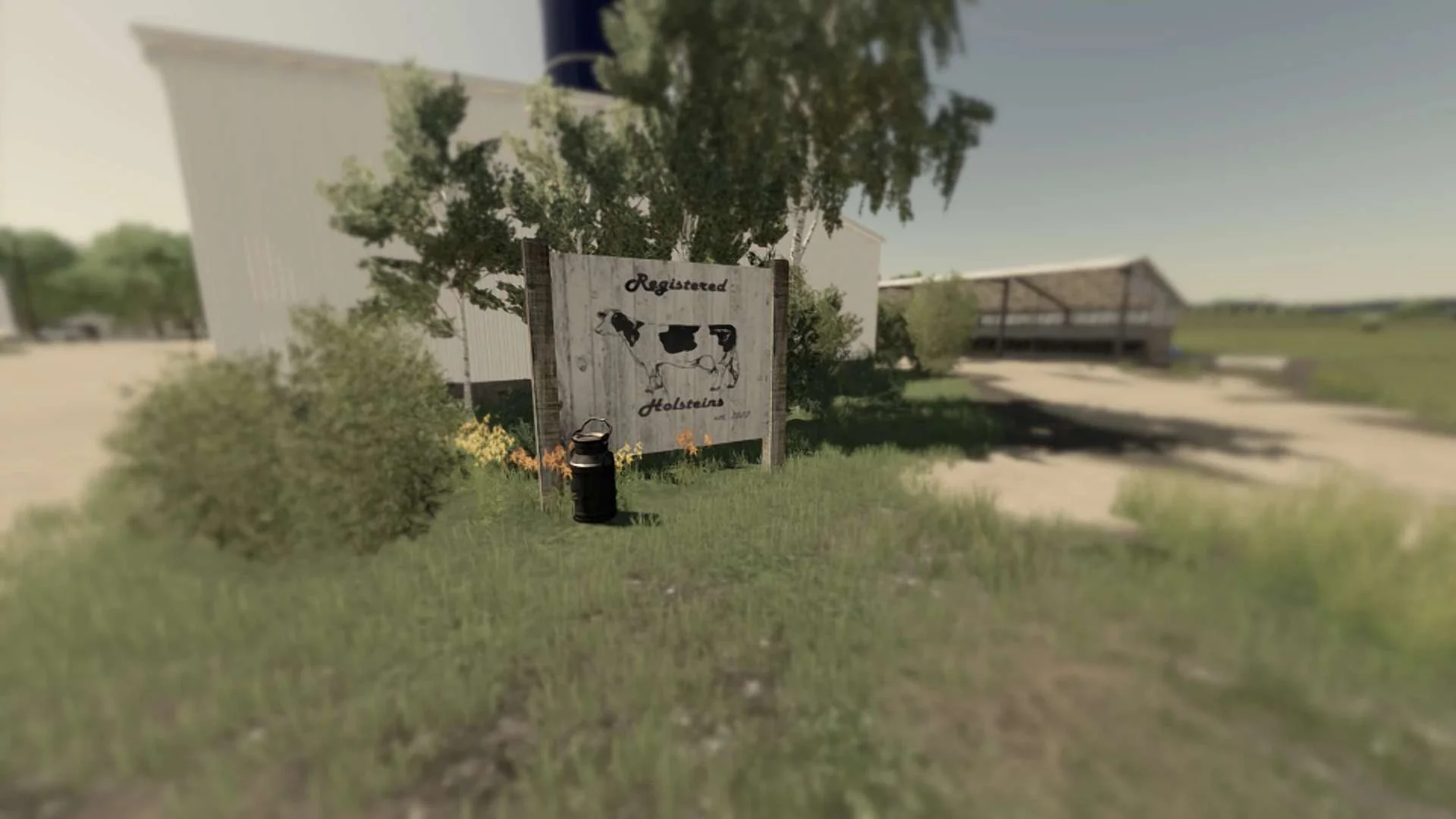 Registered Holsteins Dairy Signage v1.0 FS22 FS22 Mod Free Download