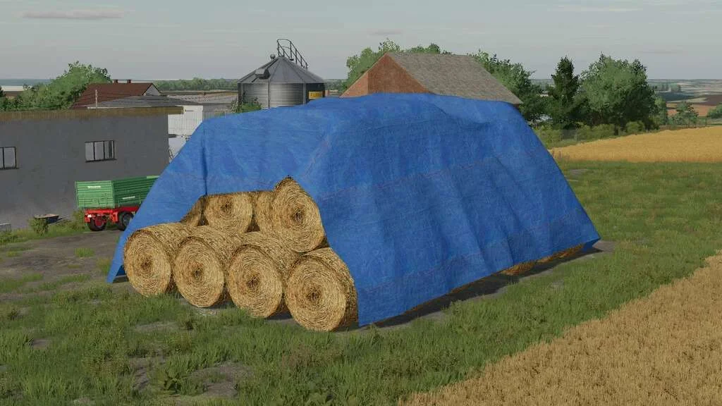 Round Bale Stack v1.0 FS22 FS22 Mod Free Download
