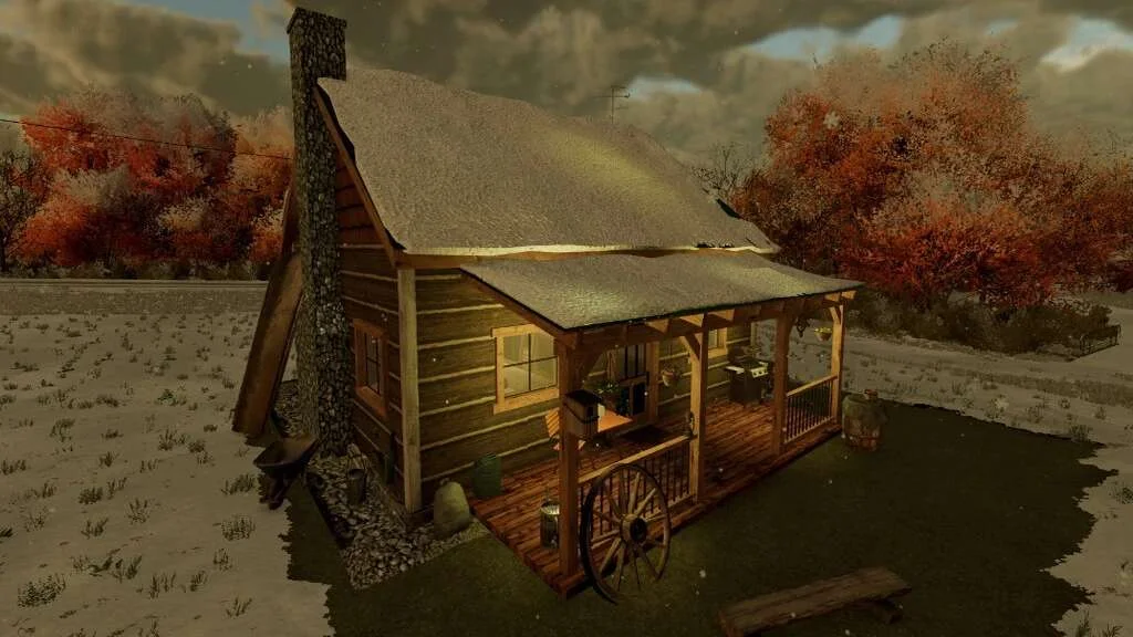 Rustic Cabin v1.0 FS22 FS22 Mod Free Download