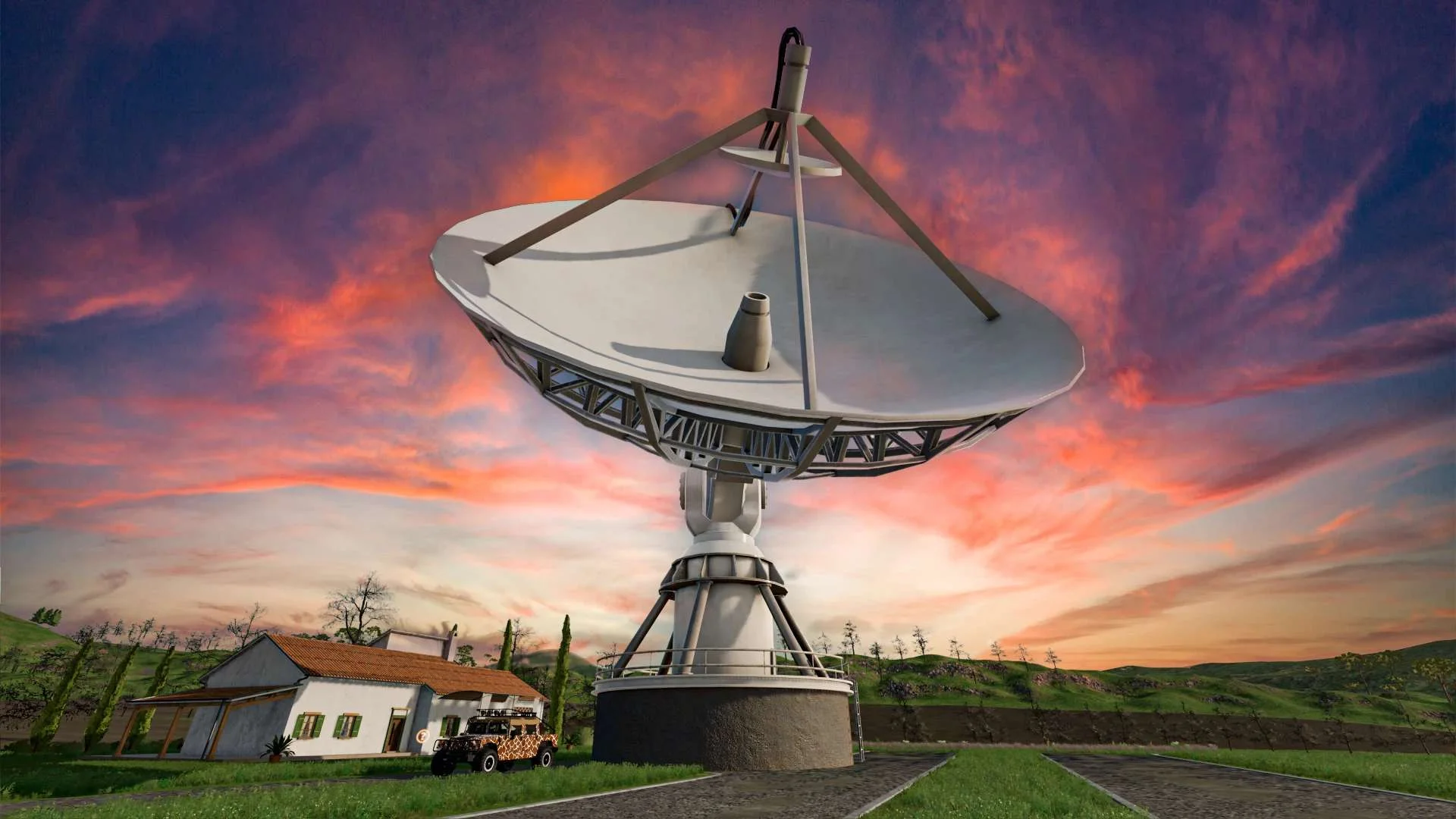 Satellite Dish V1.0 FS22 FS22 Mod Free Download