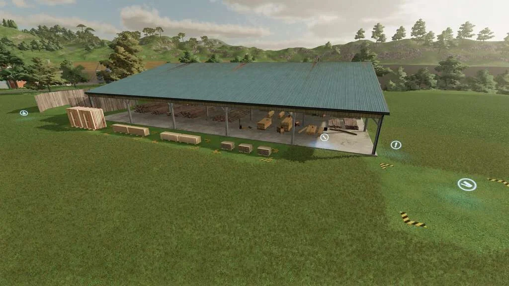 Sawmill PE v1.0 FS22 FS22 Mod Free Download
