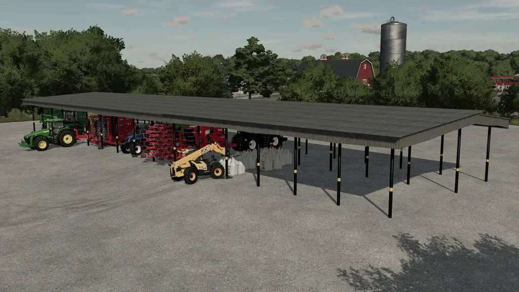 Shed 65x18m v1.0 FS22 FS22 Mod Free Download