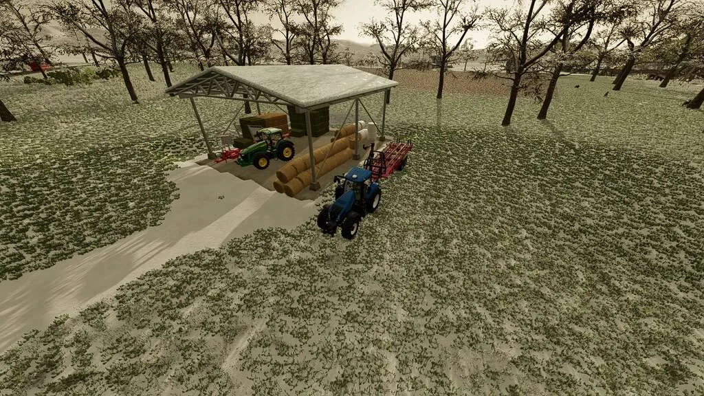 Shed For Bales v1.0 FS22 FS22 Mod Free Download