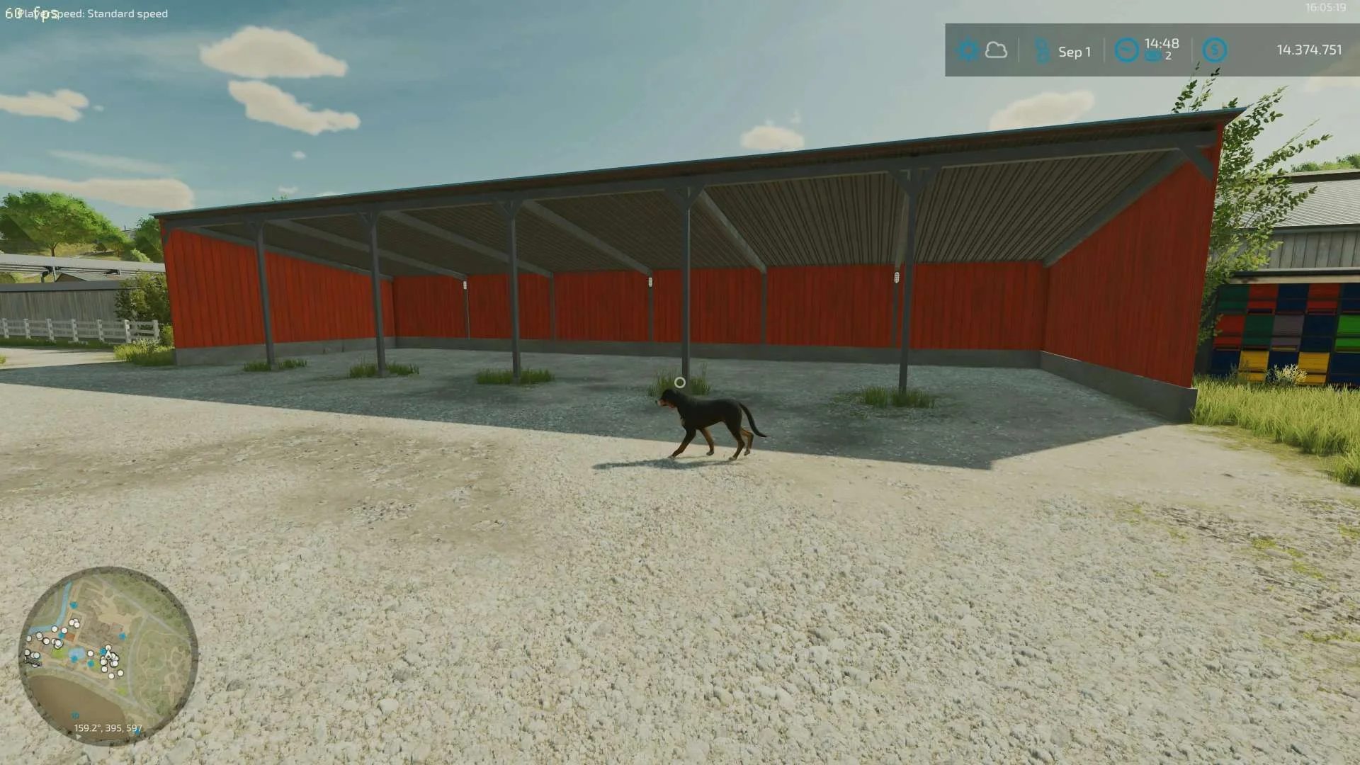 Shed for small tractors and equipment v1.0 FS22 FS22 Mod Free Download