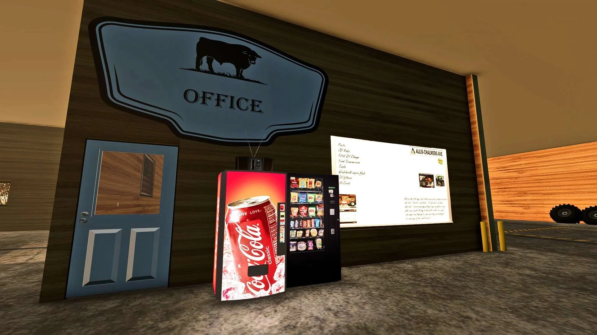 Shed with working Workshop and Office v1.0 FS22 FS22 Mod Free Download