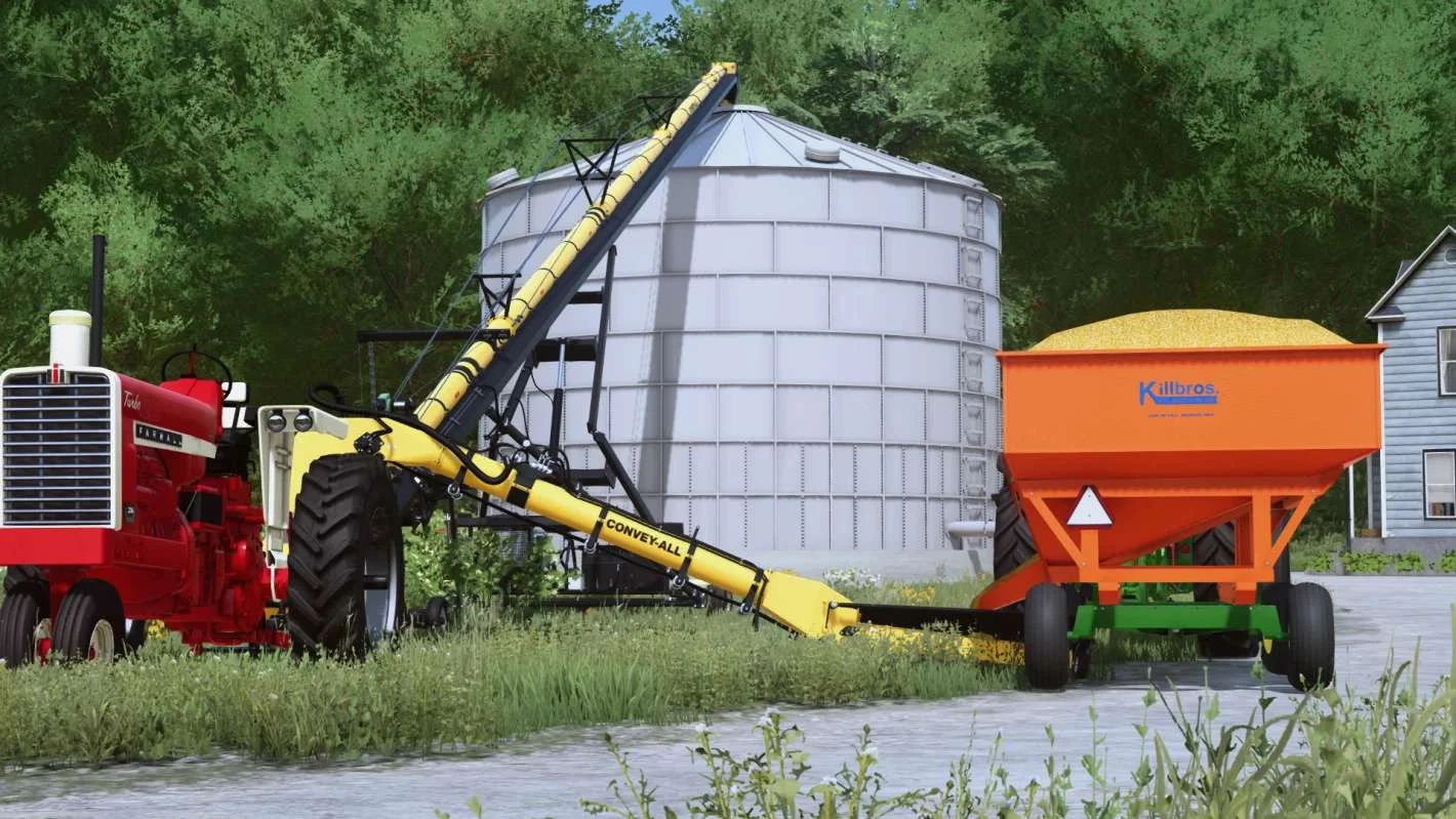 SilverShield 7000 Bushel Grain Bin v1.0 FS22 FS22 Mod Free Download
