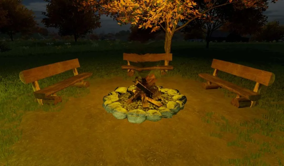 Simple Camp Fire v1.0 FS22