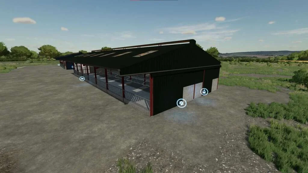 Slatted Cow Shed v1.1 FS22