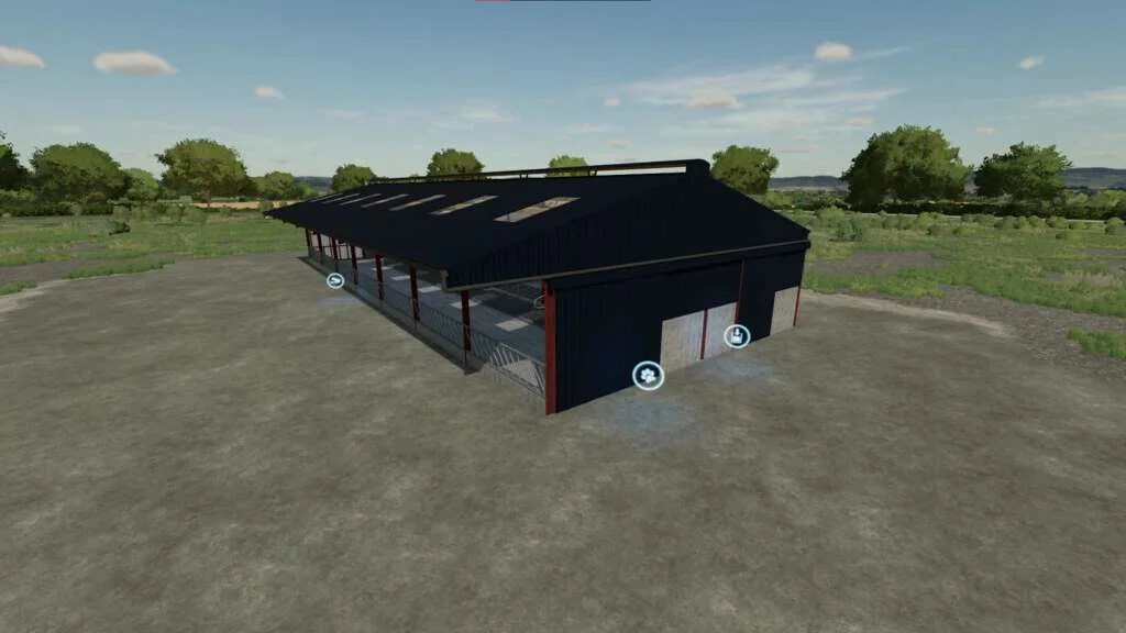 Slatted Cow Shed v1.2 FS22