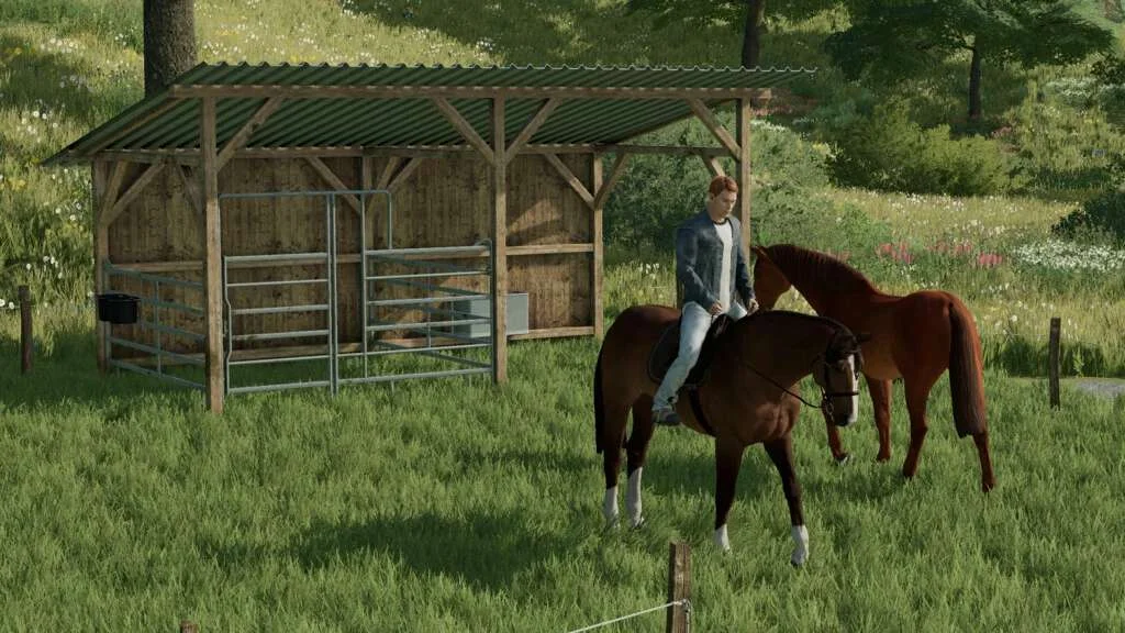 Small Horse Pasture v1.0 FS22 FS22 Mod Free Download
