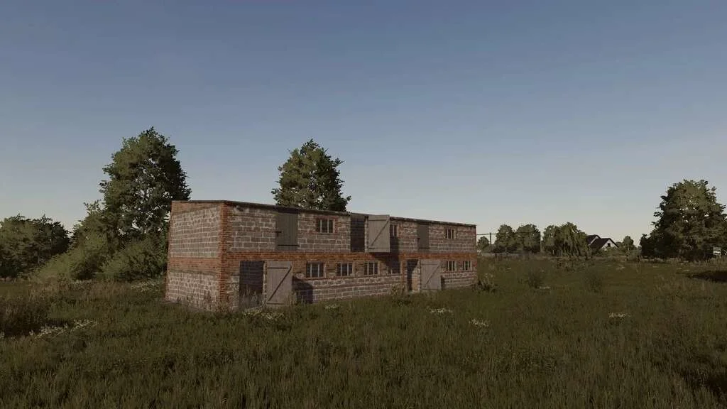 Small Long Building v1.0 FS22 FS22 Mod Free Download