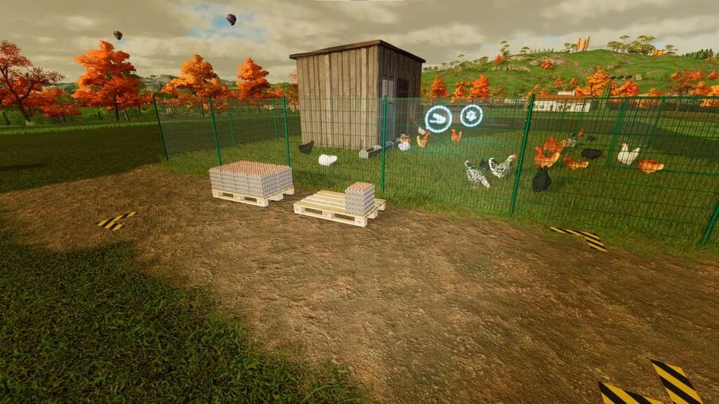 Small Wooden Chicken Coop With Enclosure v1.0 FS22 FS22 Mod Free Download