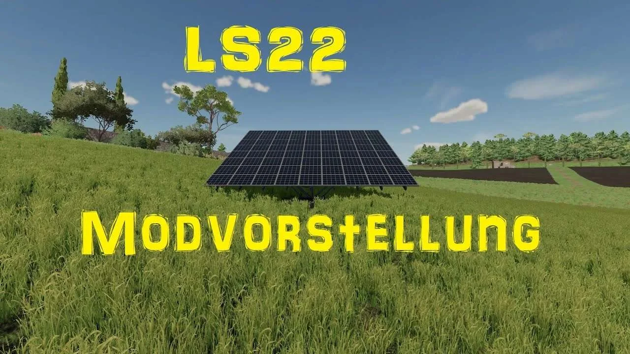 Solarpanel by Eiks v1.0 FS22 FS22 Mod Free Download