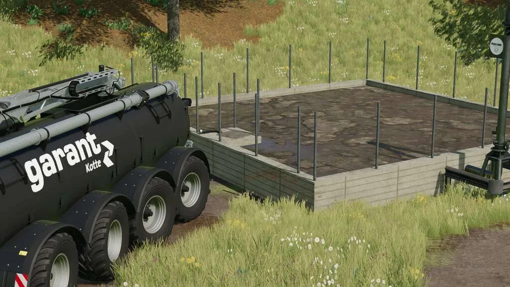 Square Slurry Storage v1.0 FS22 FS22 Mod Free Download