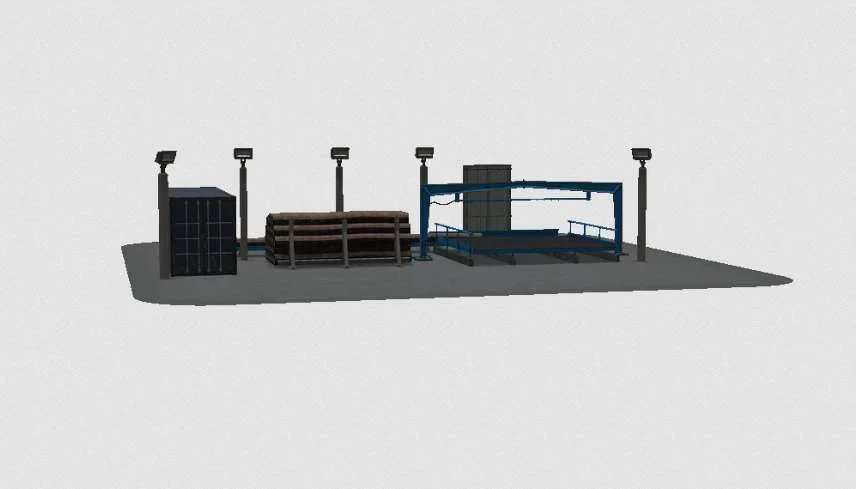 Stationary Woodchipper Revamp Edition v1.0 FS22 FS22 Mod Free Download