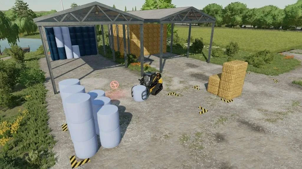 Steel Object Storage Sheds v1.0 FS22 FS22 Mod Free Download
