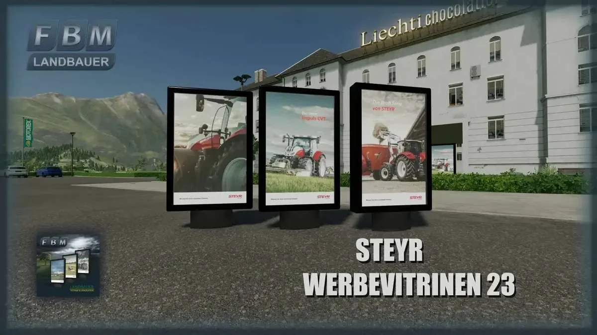 Steyr Advertising Showcases 23 v1.0 FS22