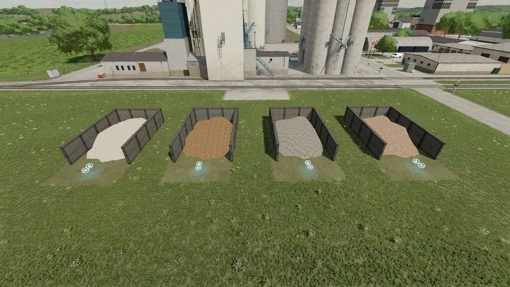 Storage Piles For Earth Fruits And Stones v1.0 FS22 FS22 Mod Free Download