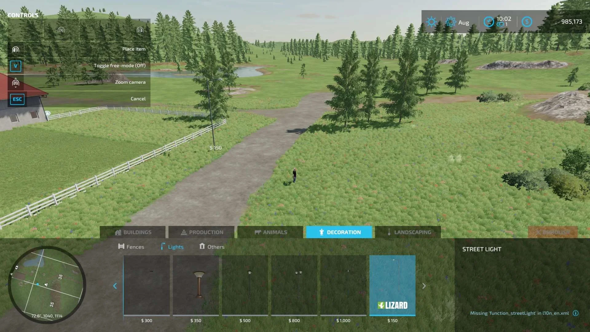 Streetlight v1.0 FS22 FS22 Mod Free Download