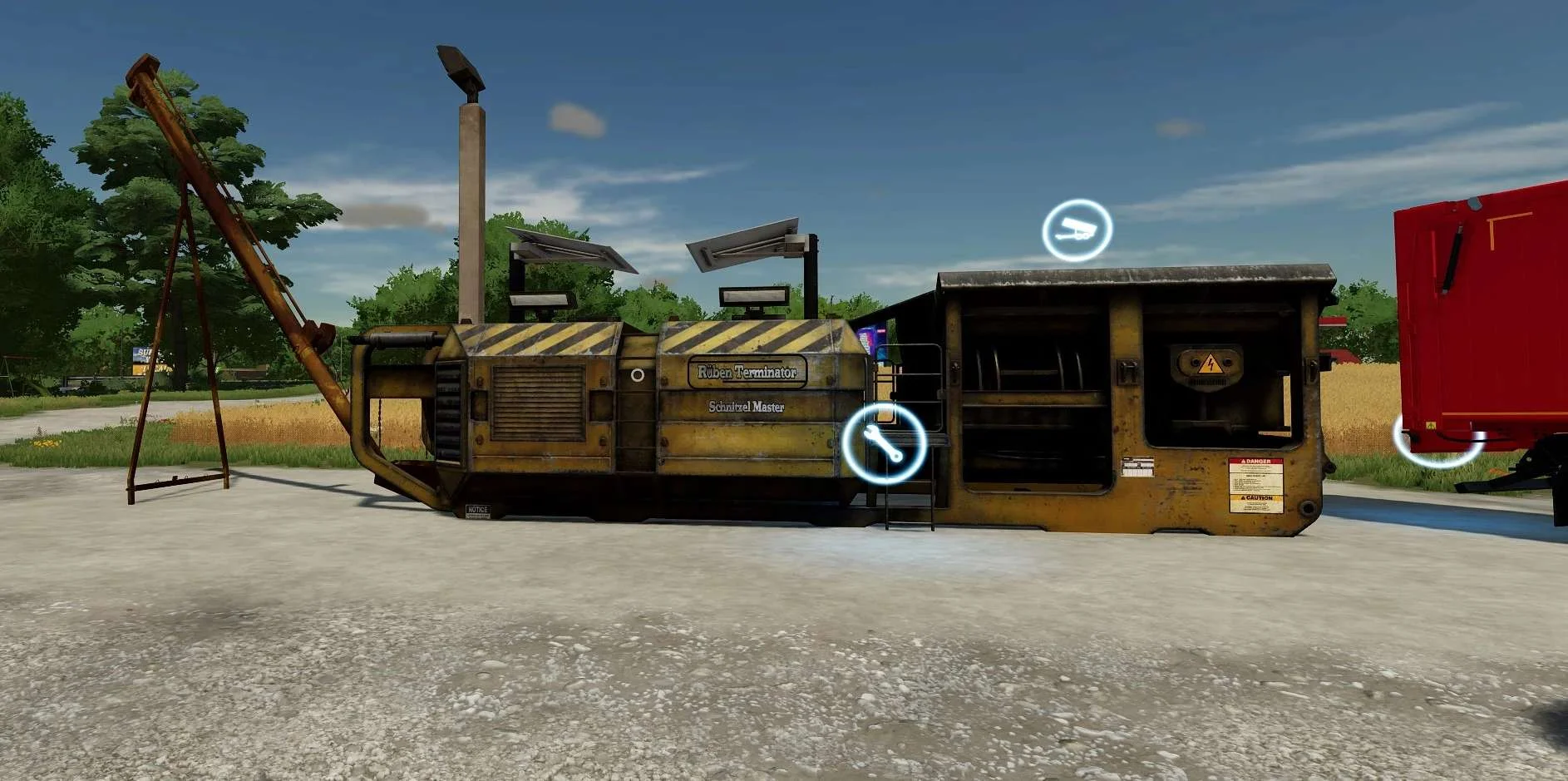Sugarbeet cutter With Lights And Solar Panels v1.0 FS22 FS22 Mod Free Download