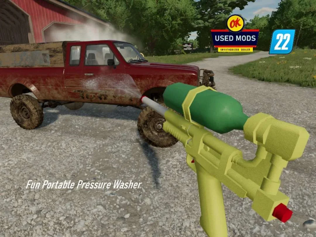 Super Soaker Water Toy Power Washer v1.0 FS22 FS22 Mod Free Download