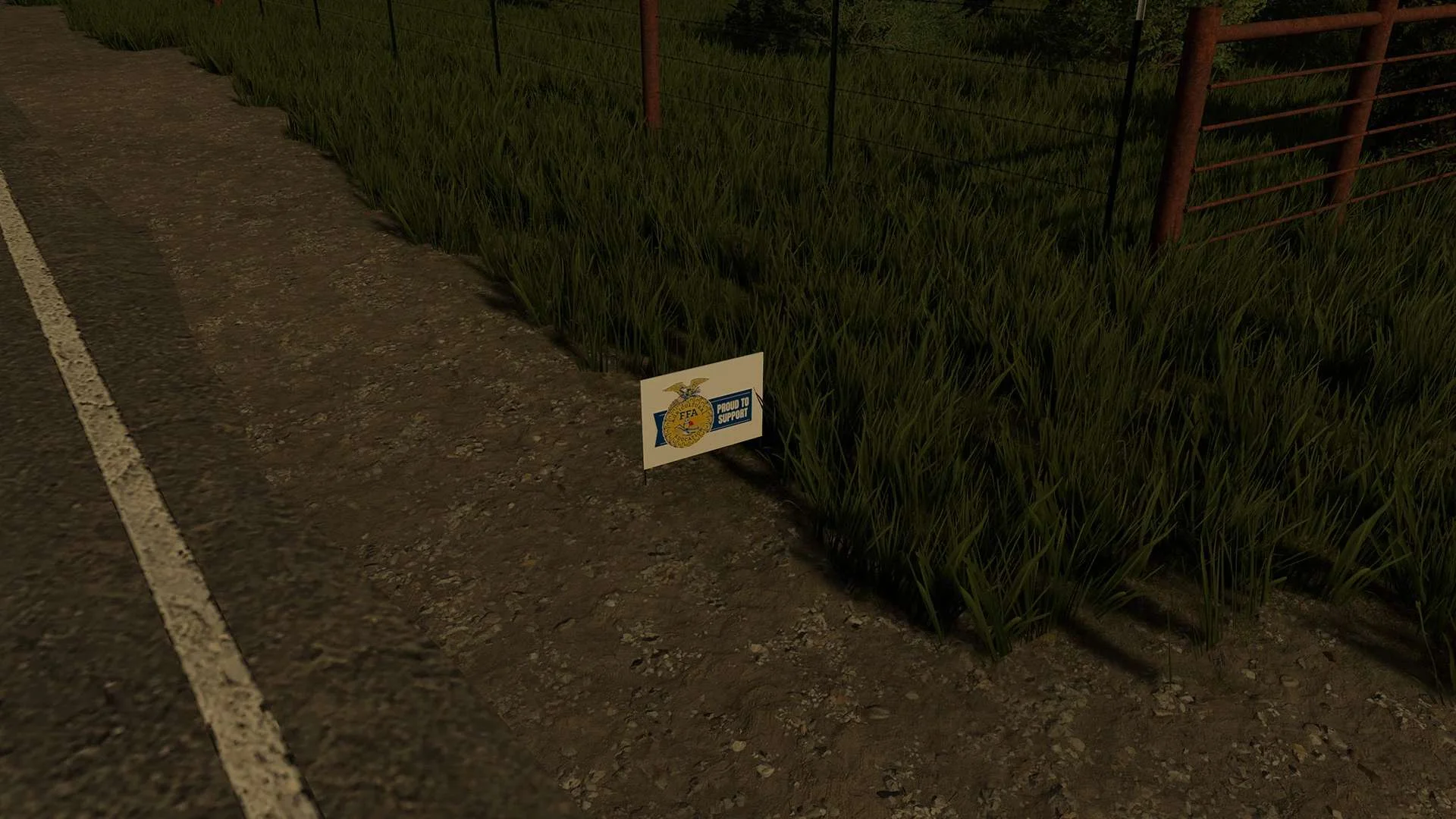 Support FFA Sign V v1.0 FS22 FS22 Mod Free Download
