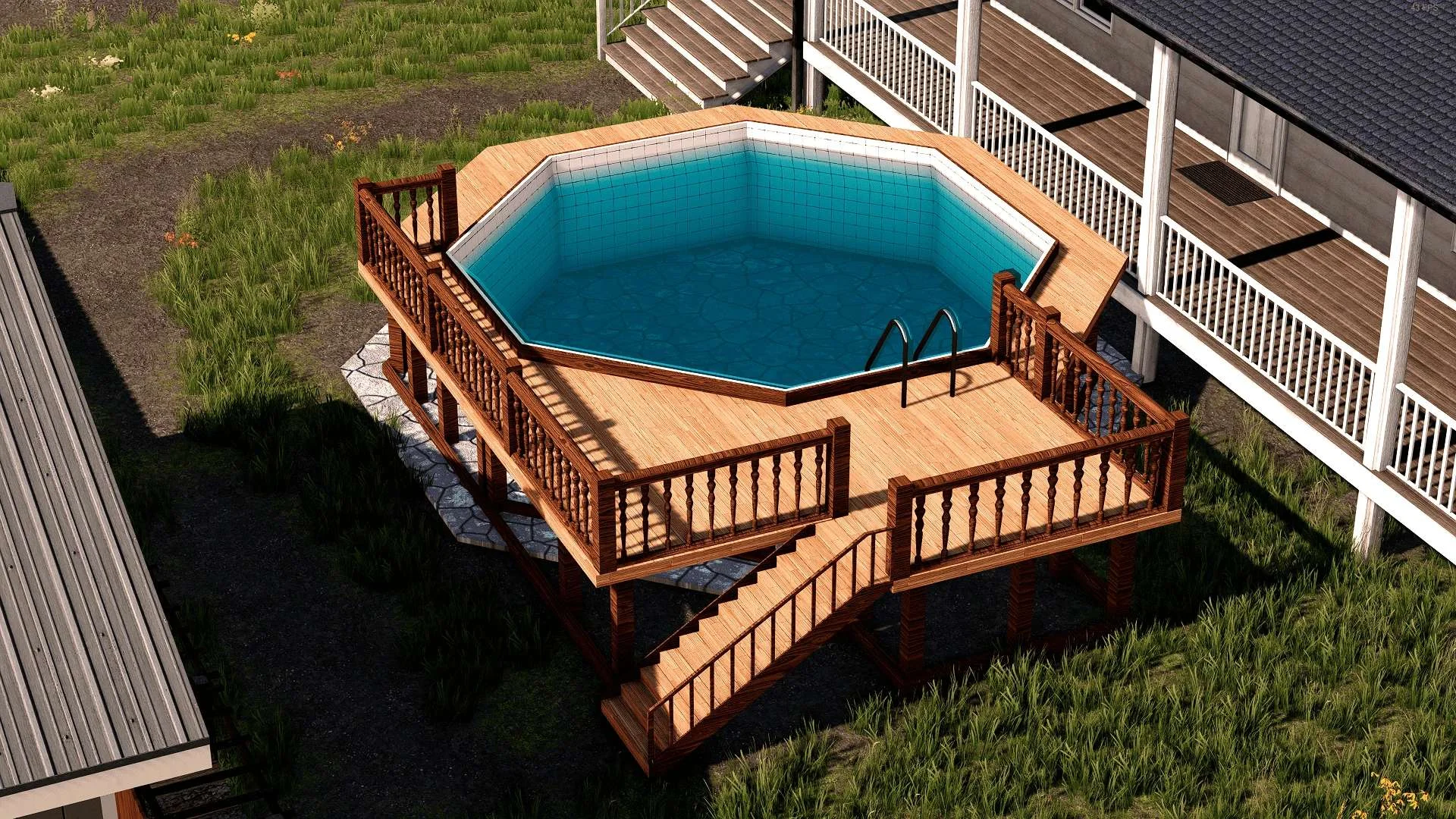 Swimming Pool v1.0 FS22 FS22 Mod Free Download