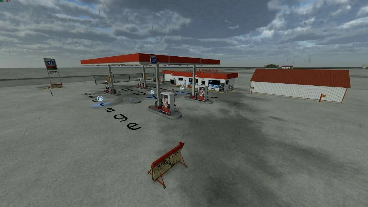 Tankstelle für Verkauf, Einkauf und Lagerung v1.1 FS22 FS22 Mod Free Download