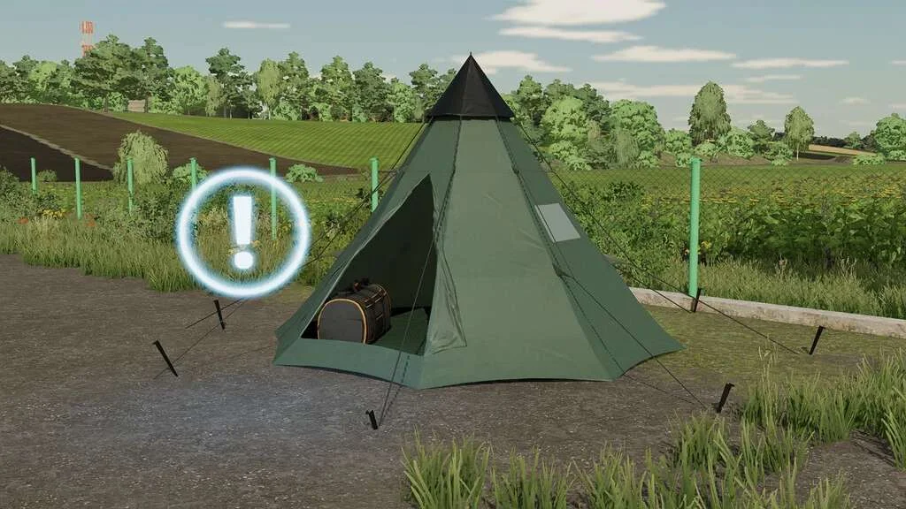 Tent v1.0 FS22 FS22 Mod Free Download