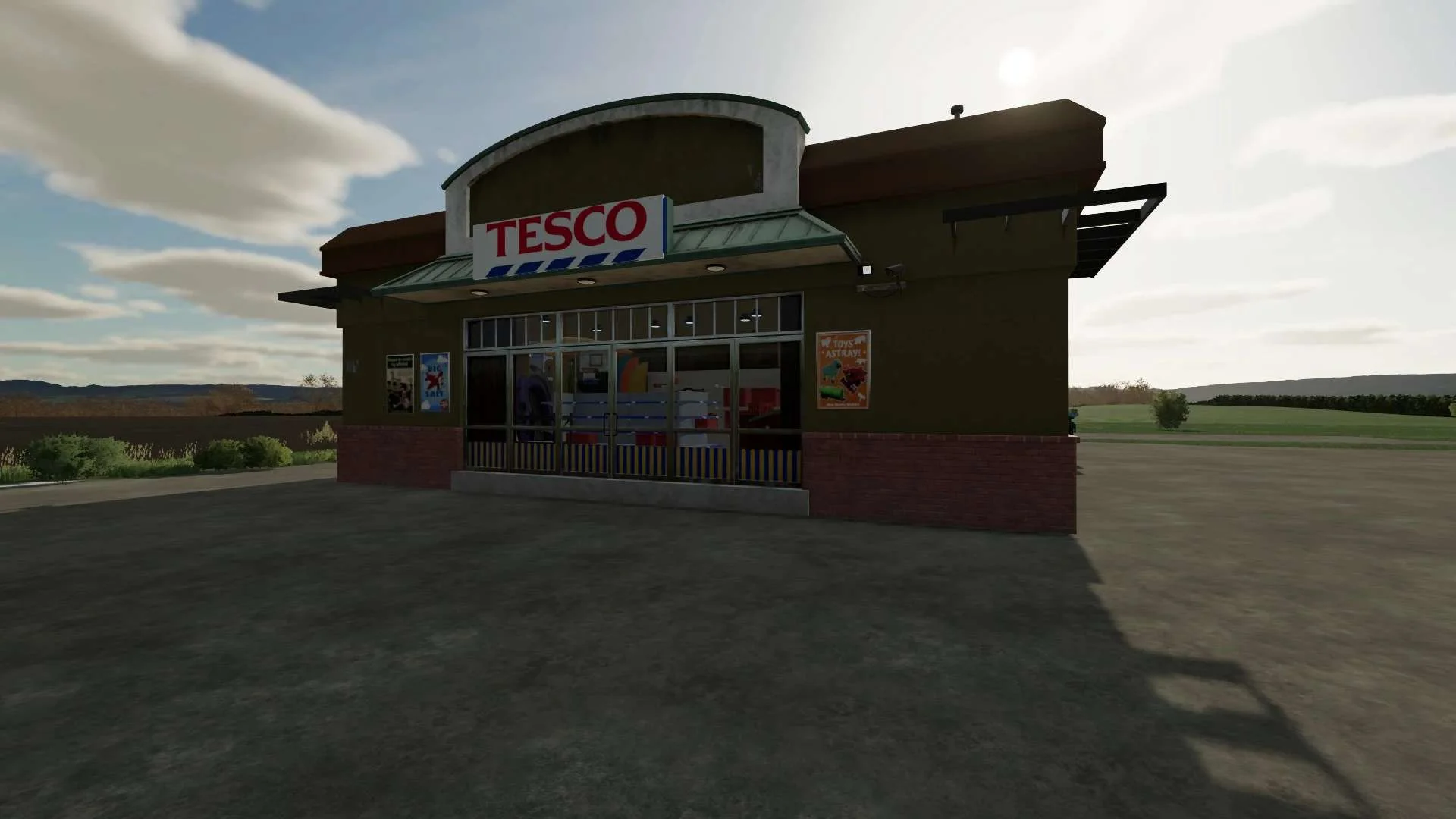 TESCO Market sell point V1.8 FS22 FS22 Mod Free Download