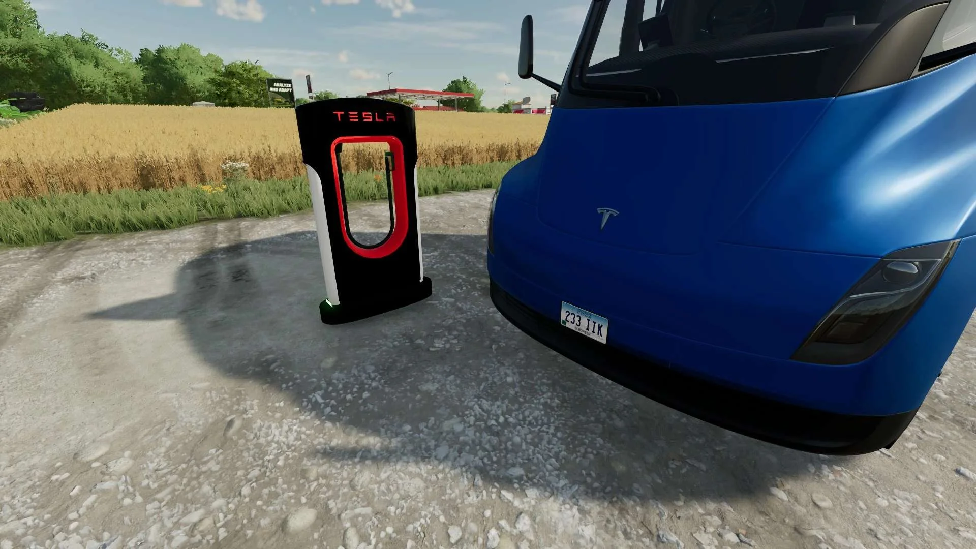 Tesla Electric Charging Station v1.0 FS22 FS22 Mod Free Download