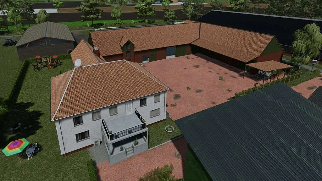 Three Sided Farm v1.0 FS22