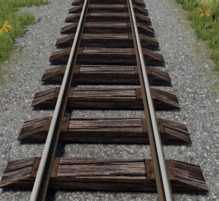 Train Tracks V2.1 FS22 FS22 Mod Free Download