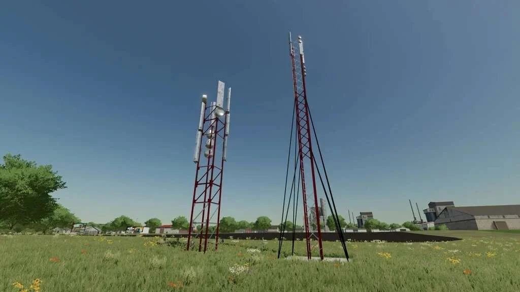 Transmitter Tower Pack v1.1 FS22