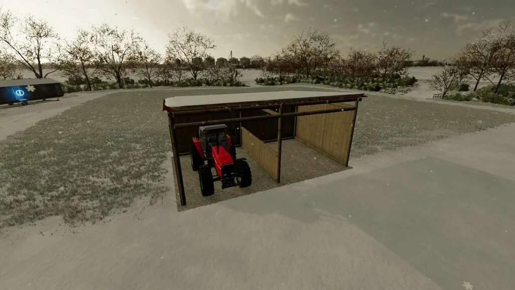 Two Bay Shed v1.0 FS22 FS22 Mod Free Download